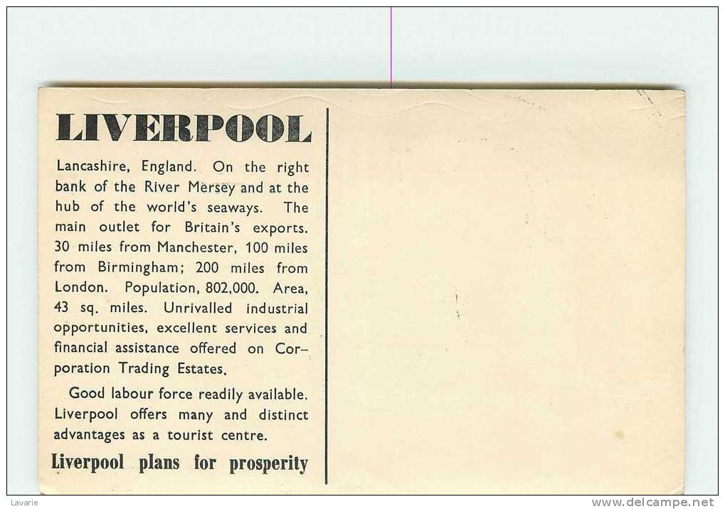 LIVERPOOL - BATEAU - CATHEDRALE - ROY MALLISON  - Carte Radio - Liverpool