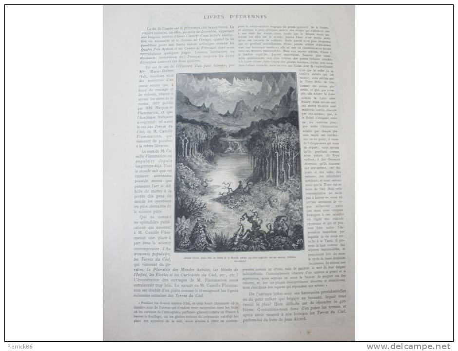 1883 PARIS ILLUSTRE ETRENNES MESSE DE MINUIT A SAINT PIERRE DE ROME L'OIE DE NOEL TYROL NOEL EN POLOGNE