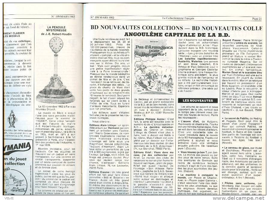 LE COLLECTIONNEUR FRANCAIS (Mars 1983) : Tangos, Monnaies Louis XVI, Journaux, Etiquettes de fromage, Missels, Actions..