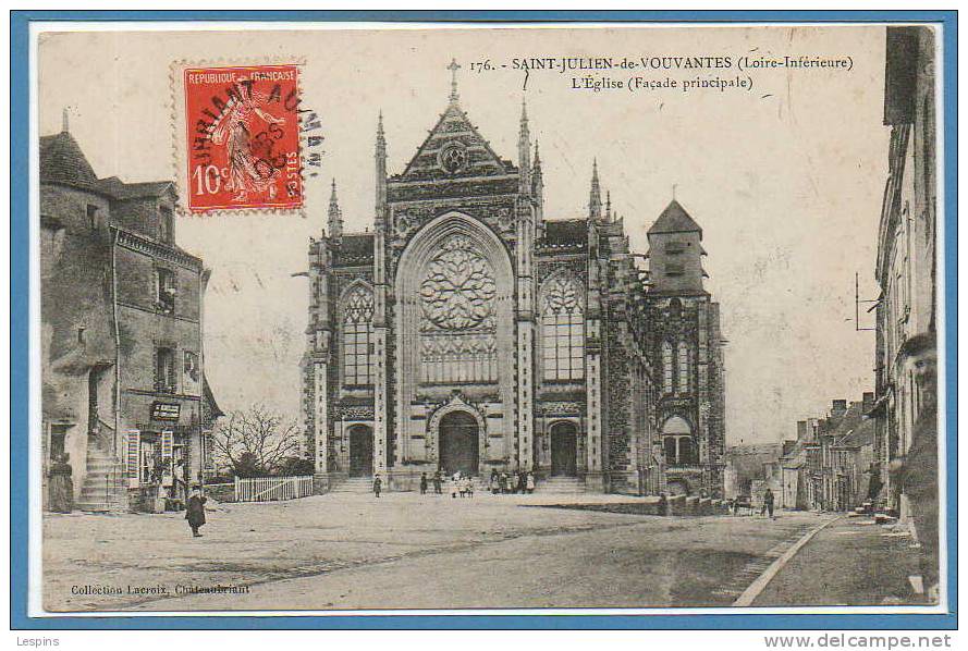 44 - SAINT JULIEN De VOUVANTES --   L'Eglise - Saint Julien De Vouvantes