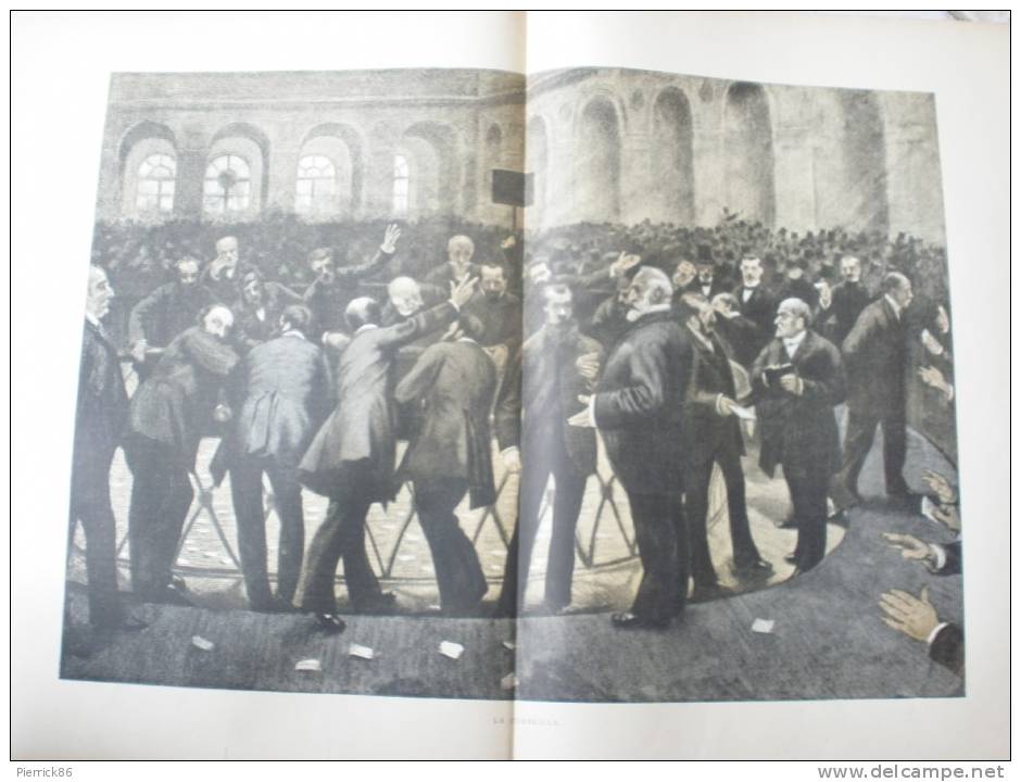 1885 PARIS ILLUSTRE LA BOURSE DE PARIS  P RENOUARD