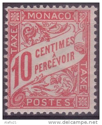 £7 - MONACO - TAXE N° 3 - NEUF Avec Charnière (2) - Strafport