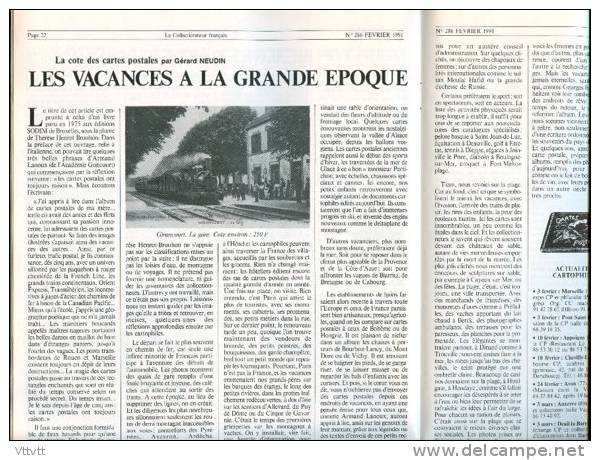 LE COLLECTIONNEUR FRANCAIS (Février 1991) : Porcelaine, Tourny-Noël, Liebig, Monnaies Consulat, Fer, Girancourt, Affiche