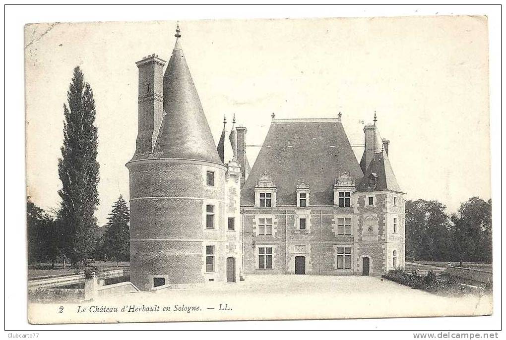 Herbbault (41) : Le Château En 1926 . - Herbault