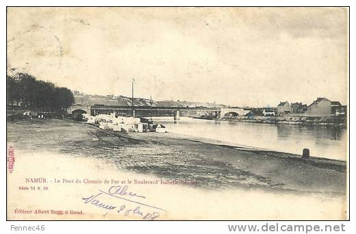 CPA- NAMUR- Le Pont Du Chemin De Fer Et Le Bd Isa(A188) - Namur