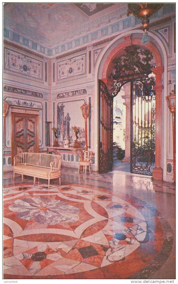 USA – United States – Vizcaya, Dade County Art Museum - The Tea Room, Miami, Florida Old Unused Chrome Postcard [P3432] - Miami