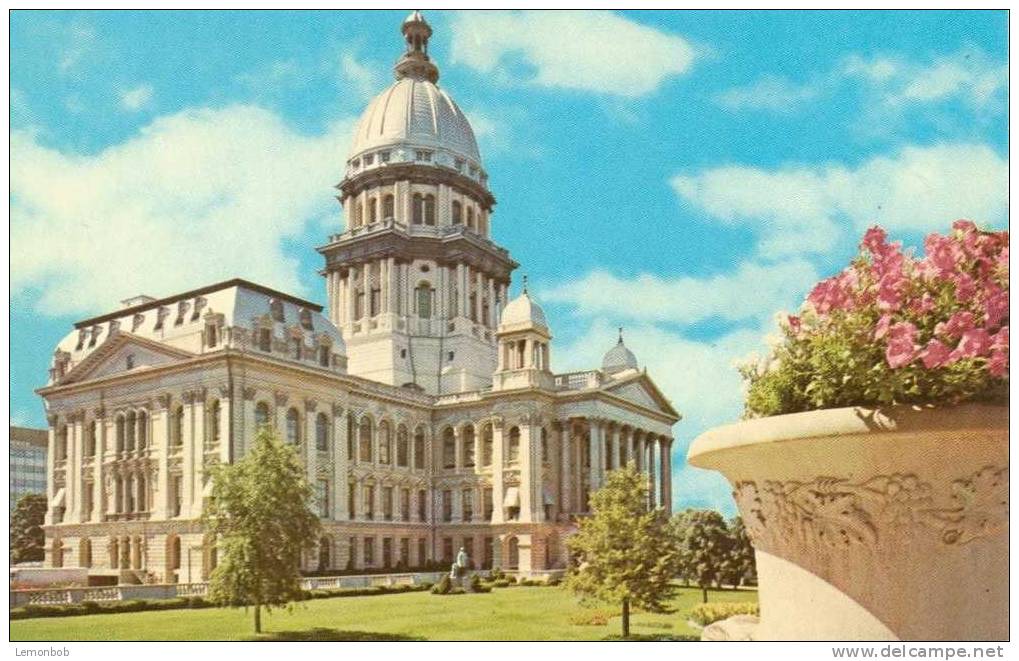 USA – United States – State Capitol, Springfield, Illinois  Unused Postcard [P3440] - Springfield – Illinois