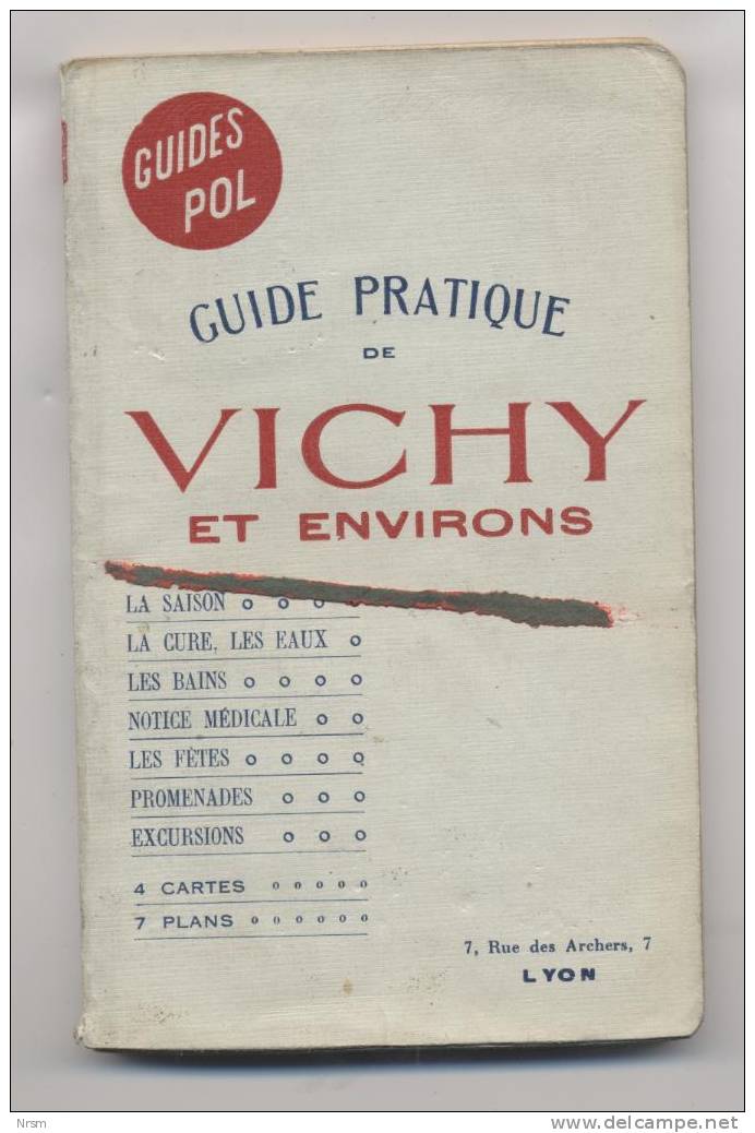 VICHY / Guide Pratique POL (Vichy Et Ses Environs) - Bourbonnais