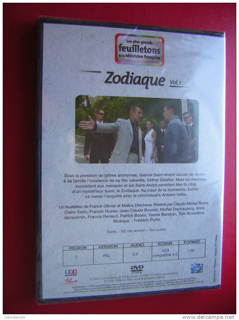 DVD-NEUF SOUS BLISTER /CELLOPHANE-ZODIAQUE VOL 1-LES PLUS GRANDS FEUILLETONS DE LA TELEVISION FRANCAISE-EDITIONS ATLAS - Séries Et Programmes TV