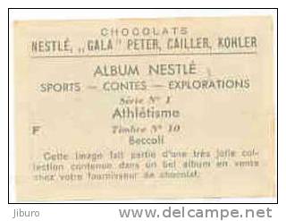 Image /  BECCALI  ( Luigi )  /  Sport Athlétisme /  Athletics  /  Sportif  //  IM 6-K/236 - Nestlé