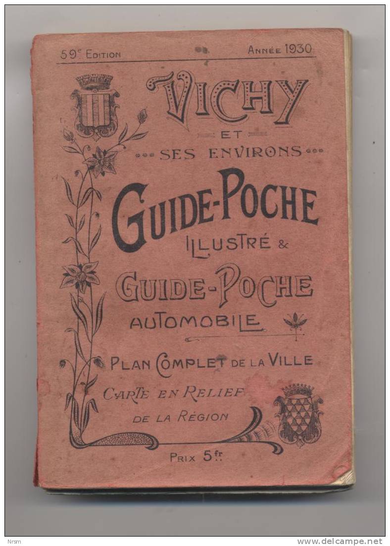 VICHY / Guide Poche Automobile De 1930 - Bourbonnais