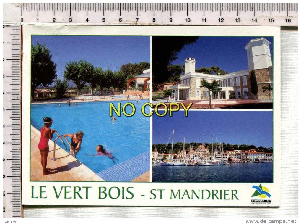 SAINT MANDRIER -  LE VERT BOIS  -  C.C.E.  S.N.C.F.  - 3 Vues - Saint-Mandrier-sur-Mer