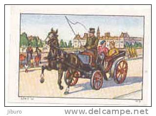 Image Nestlé N° 6 Série Contes 54 / La Soupe à La Tortue / Le Long Des Quais / Calèche Voiture à Cheval  //  IM 6-K/236 - Nestlé