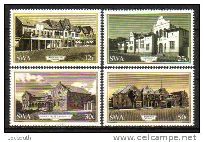 South West Africa - 1985 Historic Buildings Of Windhoek Set MNH** - Namibia (1990- ...)