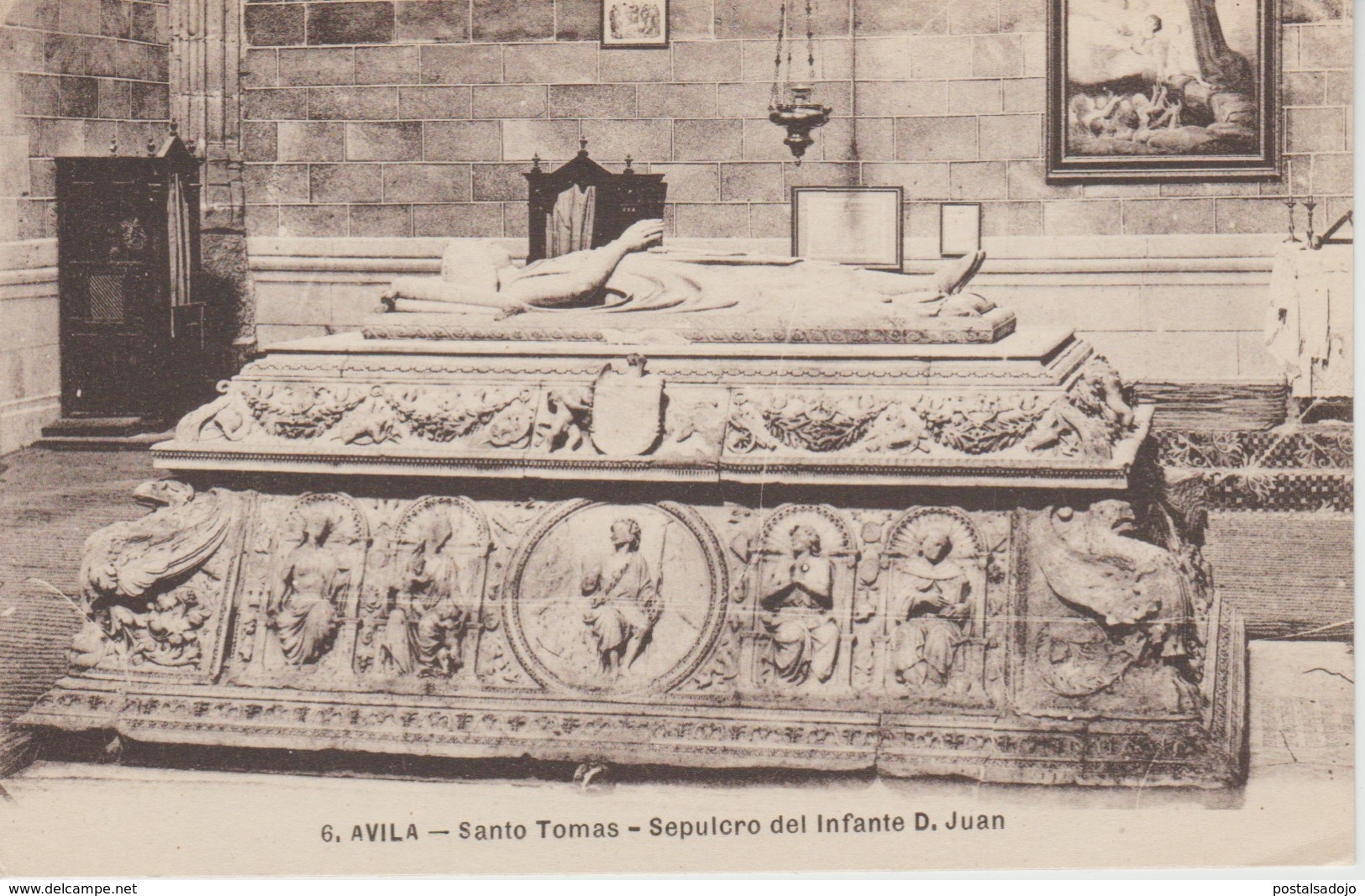 (CPA1818) AVILA. SANTO TOMAS. SEPULCRO DEL INFANTE DON JUAN - Ávila