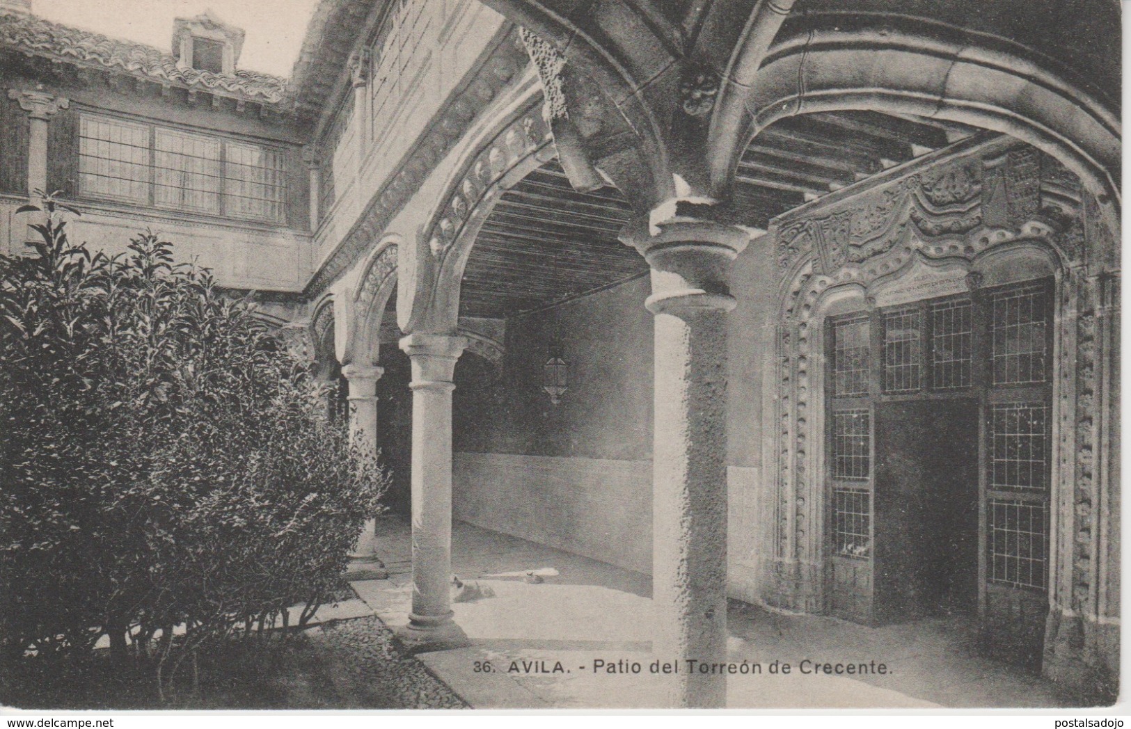 (CPA1841) AVILA. PATIO DEL TORREON DE CRECENTE - Ávila