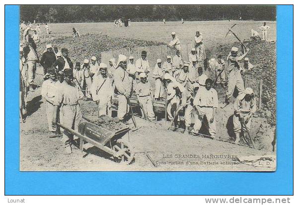 Les Grandes Manoeuvres - Construction D'une Batterie Enterrée - Manovre