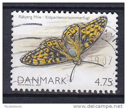 Denmark 2007 Mi. 1472  4.75 Kr Natur Nature Silbriger Perlmutterfalter Butterfly - Oblitérés