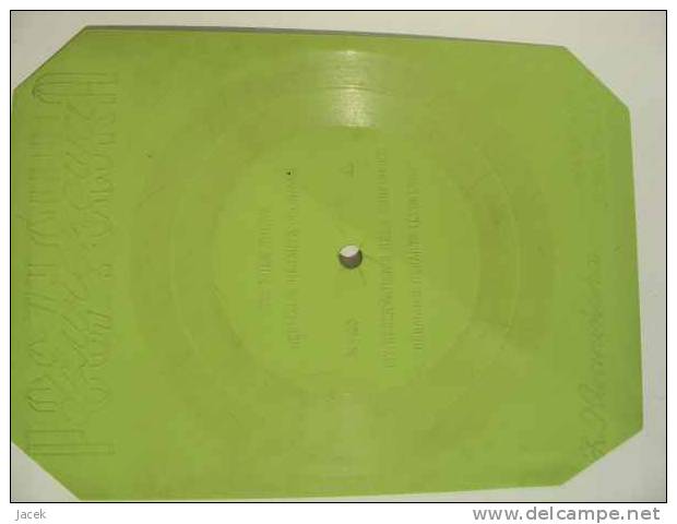 45 Rpm Polish Flexi Card/ Two Songs: Hermans Hermits No Milk Today /my Reservations... Very Rare - Formats Spéciaux