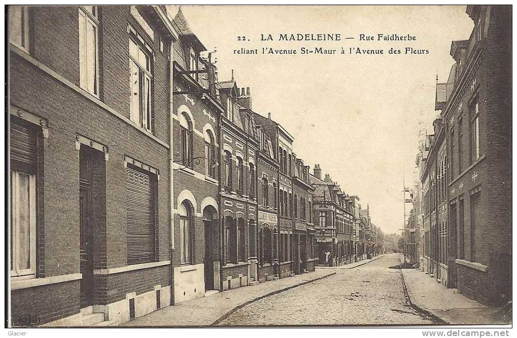 22. - LA MADELEINE - Rue Faidherbe Reliant L´Avenue St-Maur à L´Avenue Des Fleurs - ELD - La Madeleine