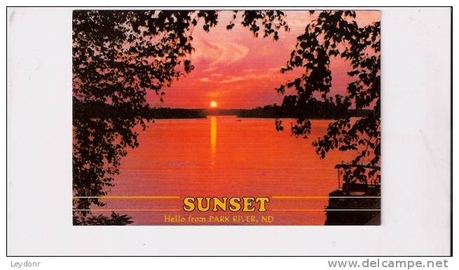 Sunset - Hello From Park River North Dakota - Andere & Zonder Classificatie