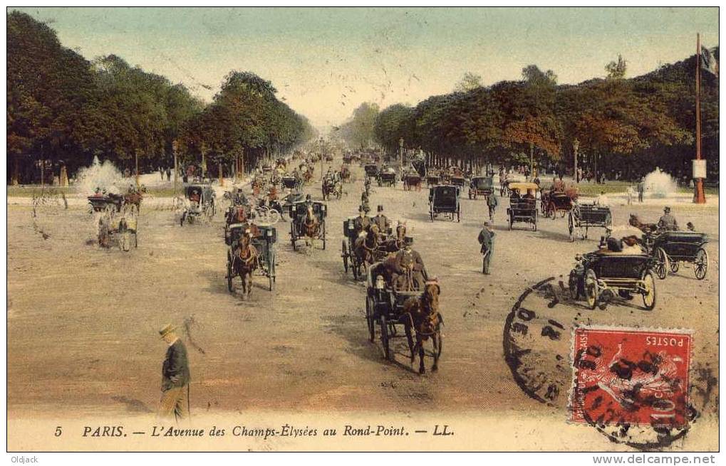 Paris - Avenue Des Champs Elysées Au Rond-Point - Champs-Elysées
