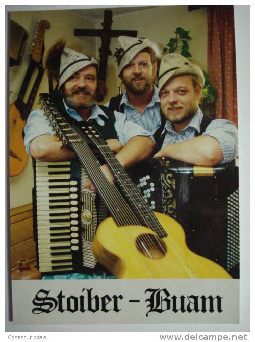 6 STOIBER BUAN BODENMAIS MUSIK MUSIC DEUTSCHLAND POSTCARD YEARS  1970 OTHERS  IN MY STORE - Música