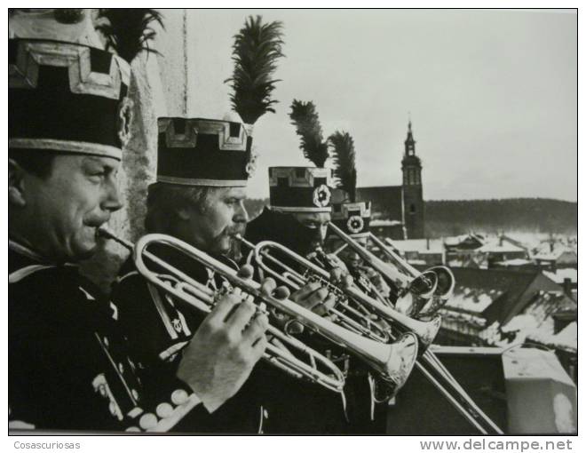 59 SCHNEEBERG TURMBLASEN MUSIK MUSIC DEUTSCHLAND POSTCARD YEARS  1960 OTHERS  IN MY STORE - Music