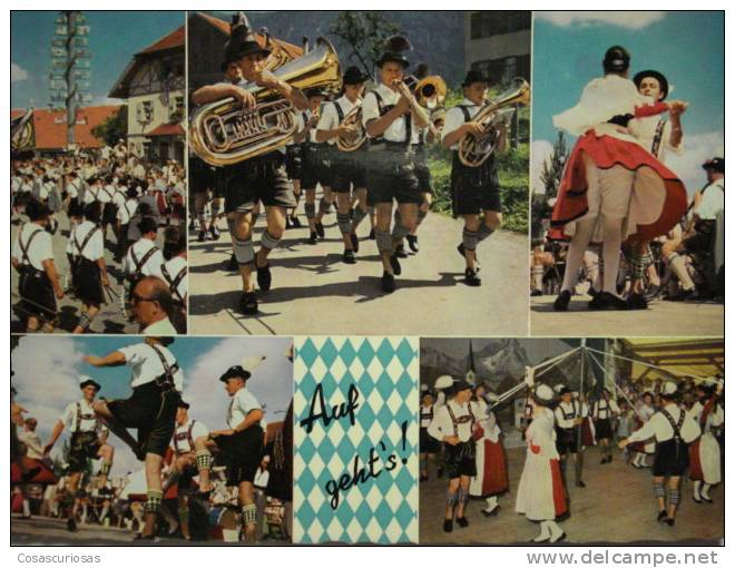 70 AM MAIBAUM OBERBAYRISCHE MUSIK MUSIC DEUTSCHLAND POSTCARD YEARS  1960 OTHERS  IN MY STORE - Musica