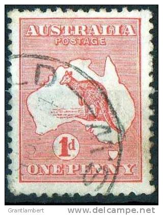 Australia 1913 1d Red Kangaroo 1st Watermark Used - Actual Stamp - SG2 - NSW - Used Stamps