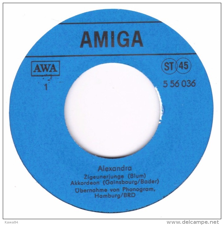 EP 45 RPM (7")  Alexandra / Serge Gainsbourg / Adamo  "  Zigeunerjunge  "  Allemagne - Other - German Music