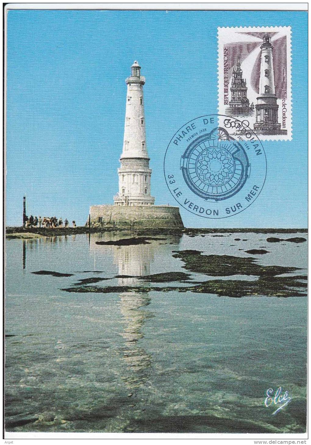 Carte-Maximum FRANCE N°Yvert 2326 (PHARE DE CORDOUAN) Obl Sp 1er Jour - 1980-1989