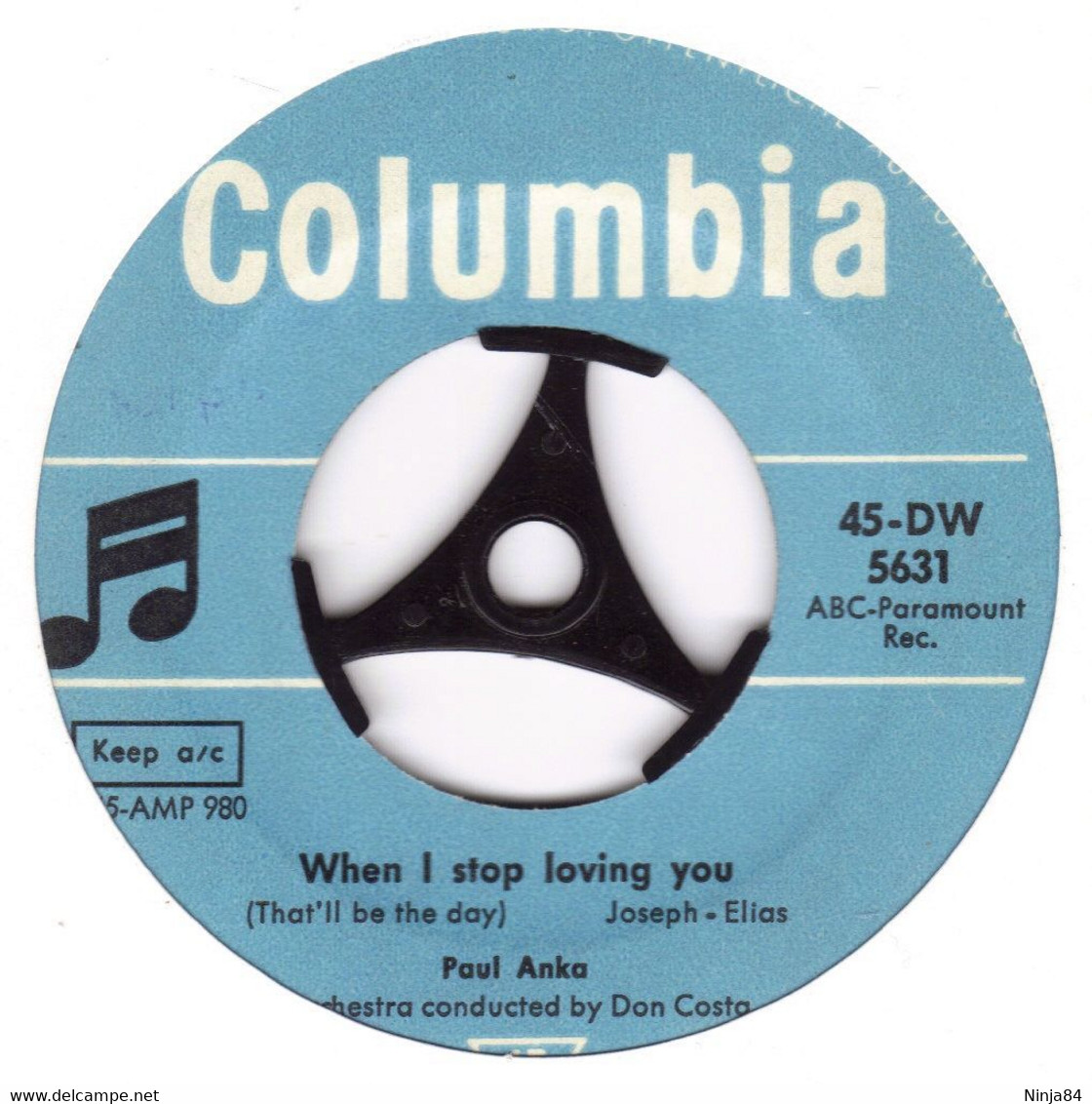 SP 45 RPM (7")  Paul Anka " You Are My Destiny "  Allemagne - Other - English Music