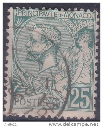 £7 - MONACO -  N° 16 - Oblitéré - Cote 40€ - Other & Unclassified