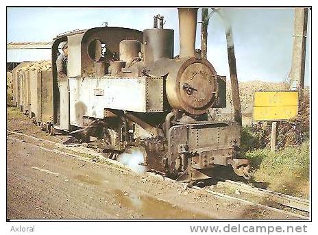 28 TOURY 1980 ? SUCRERIE LOCOMOTIVE 030 T DECAUVILLE 1963 GROS PLAN ED AL CLICHE M VAUGOUIN NON ECRITE TBE - Other & Unclassified