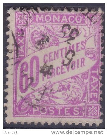 £7 - MONACO - TAXE  N° 22 - Oblitéré - Taxe