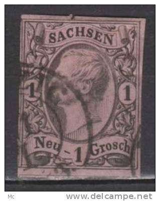 Saxe NÂ° 8 Oblitéré Â° - Sachsen