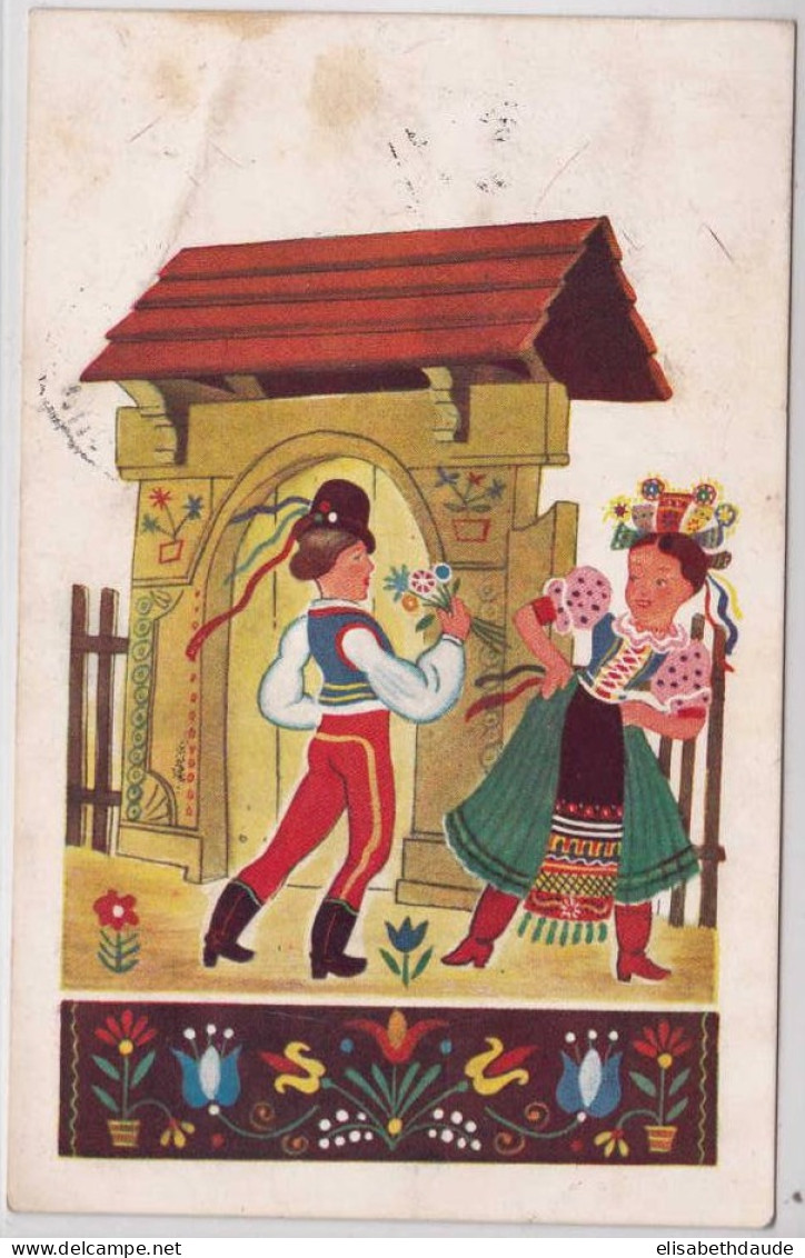 HONGRIE - 1938 - YVERT N°496 SEUL Sur CARTE POSTALE De BUDAPEST Pour HALLE (SACHSEN) - Storia Postale