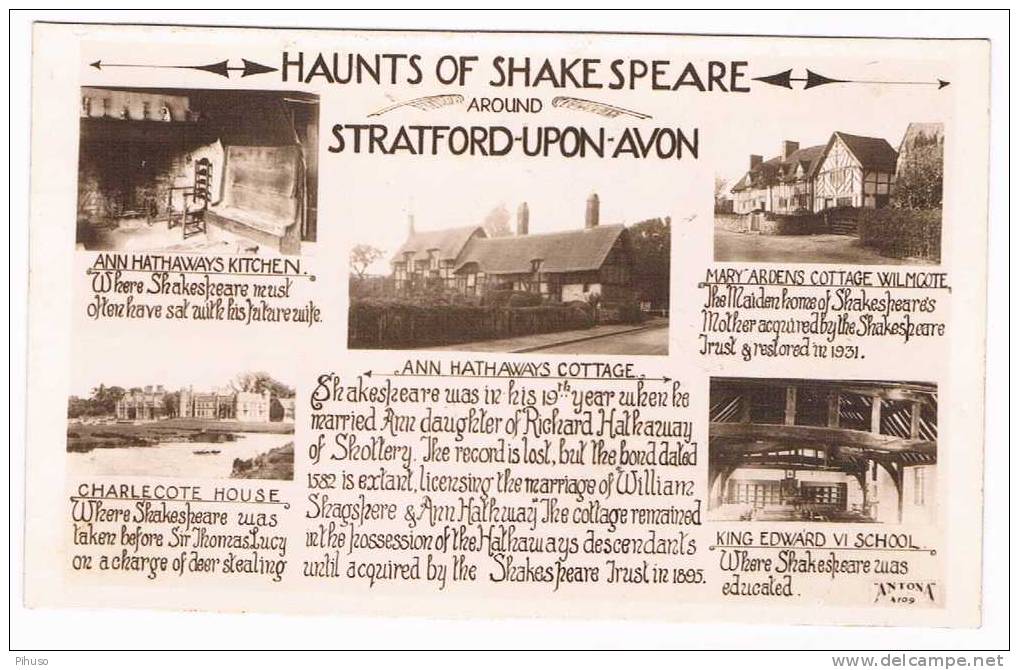 UK1056 :   STRATFORD-UPON-AVON : Haunts Of Shakespeare - Stratford Upon Avon