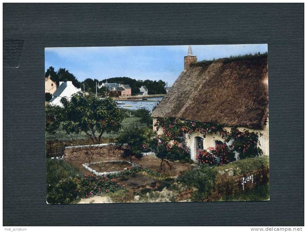 Ile Aux Moines - Chaumière Et Vue Sur Le Lairiot - Ile Aux Moines