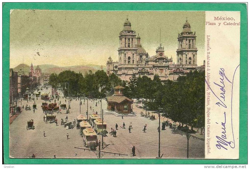 MEXICO - PLAZA Y CATEDRAL - Mexique