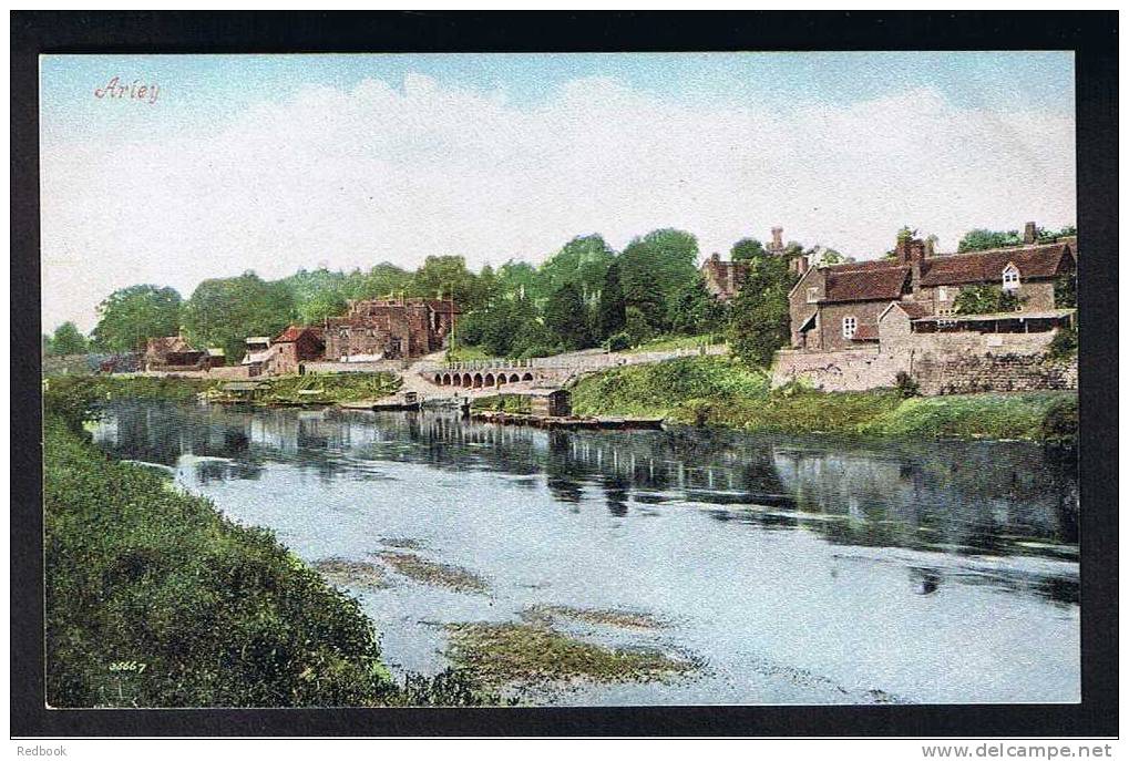 RB 723 - Early Postcard - Houses & River Severn - Arley Near Bewdley Worcestershire - Autres & Non Classés