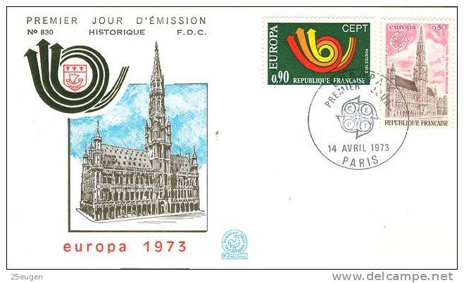 FRANCE  1973 EUROPA CEPT FDC - 1973