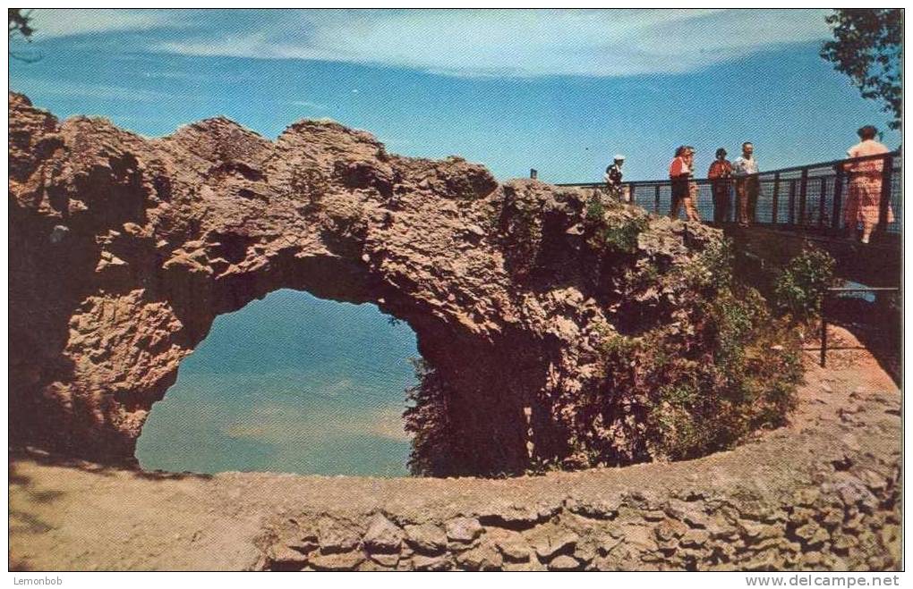 USA – United States – Arch Rock, Mackinac Island, Michigan 1961 Unused Chrome Postcard [P3497] - Andere & Zonder Classificatie