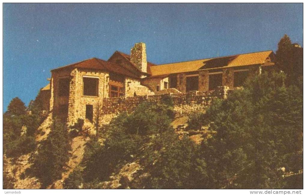 USA – United States – Grand Canyon Lodge At Bright Angel Point, Arizona Old Unused Postcard [P3519] - Grand Canyon