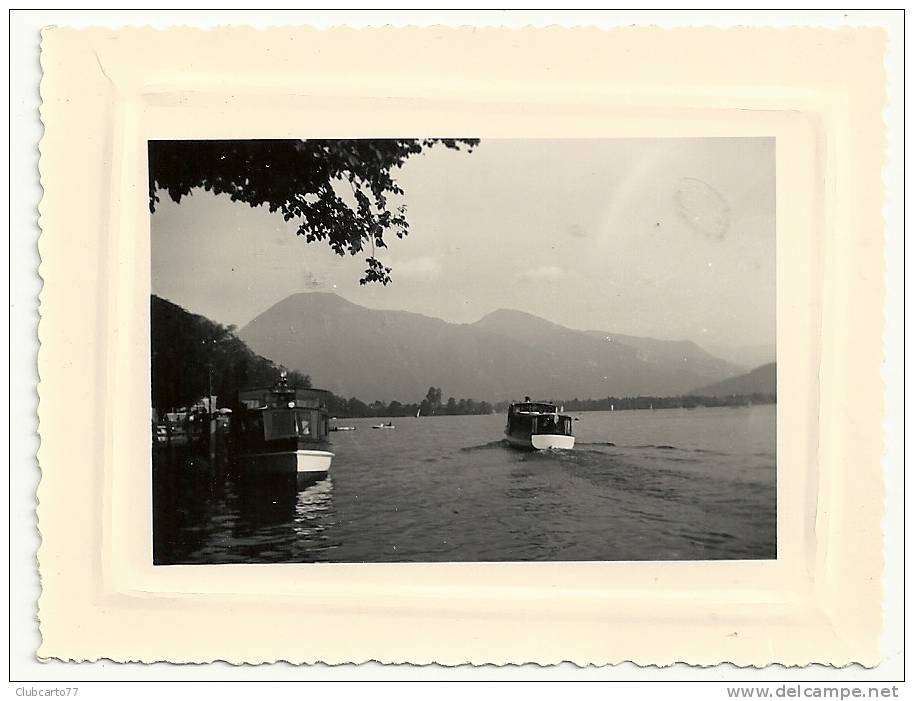 Tegernsee (Allemagne) : Les Bateaux Du Lac En 1953 (animée) PHOTO RARE. - Tegernsee