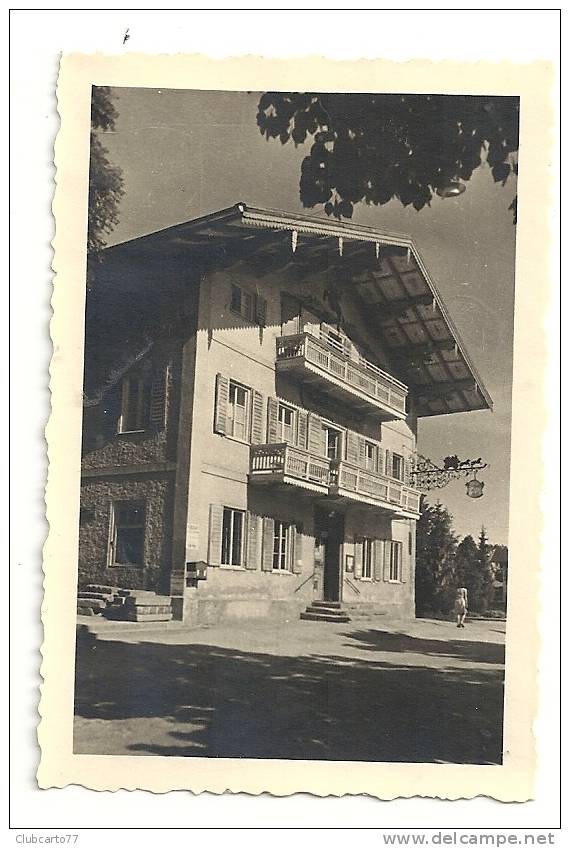 Tegernsee (Allemagne) : Ein Gasthaus, Beergarten  En 1953 (animée) PHOTO RARE. - Tegernsee