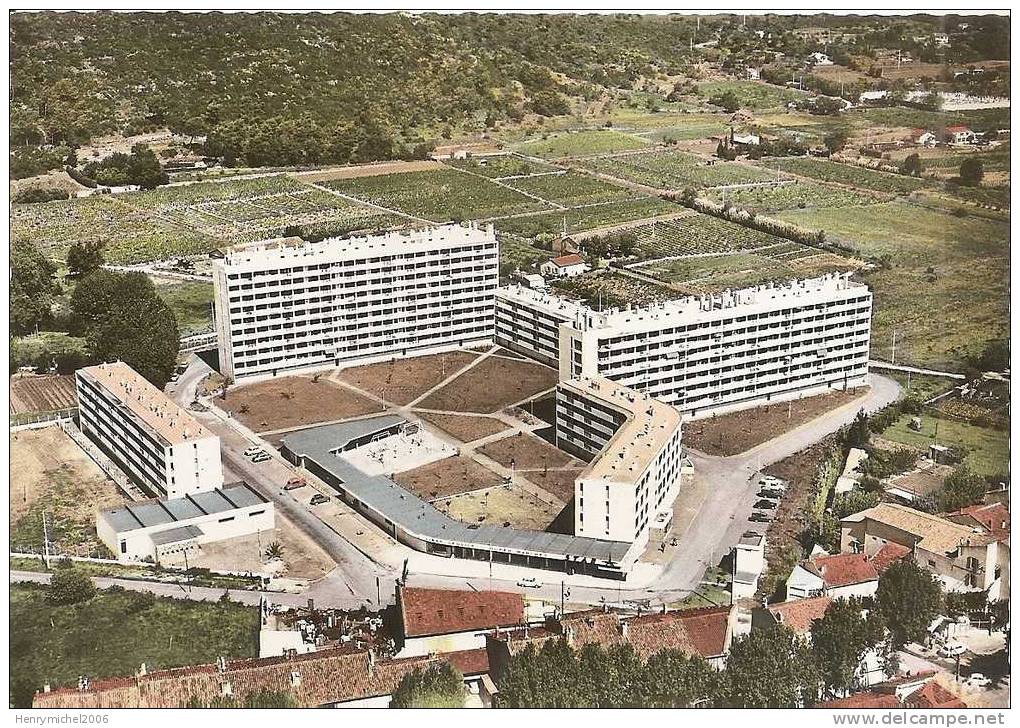 Var - La Garde , Vue Aérienne De L'ensemble Résidentiel " Le Thouars" En 1970 - La Garde Freinet