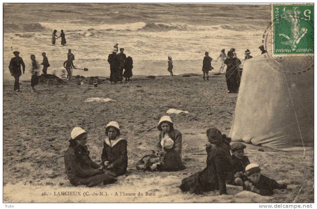 LANCIEUX A L HEURE DU BAIN ANIMEE - Lancieux