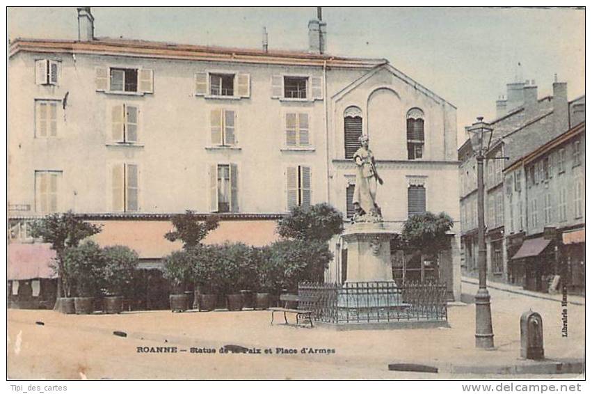 42 - Roanne - Statue De La Paix, Place D'Armes - Roanne